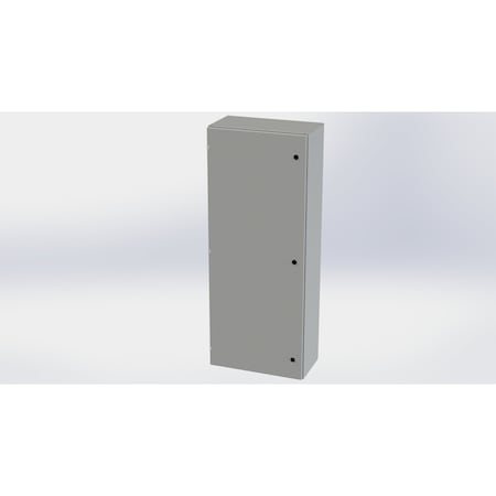 Saginaw Control & Engineering 1/4 Turn Latch Electrical Enclosures, 60 in H, 12 in D, 24 in W, NEMA 3R, 4, 12, 13, Carbon Steel SCE-60EL2412LP